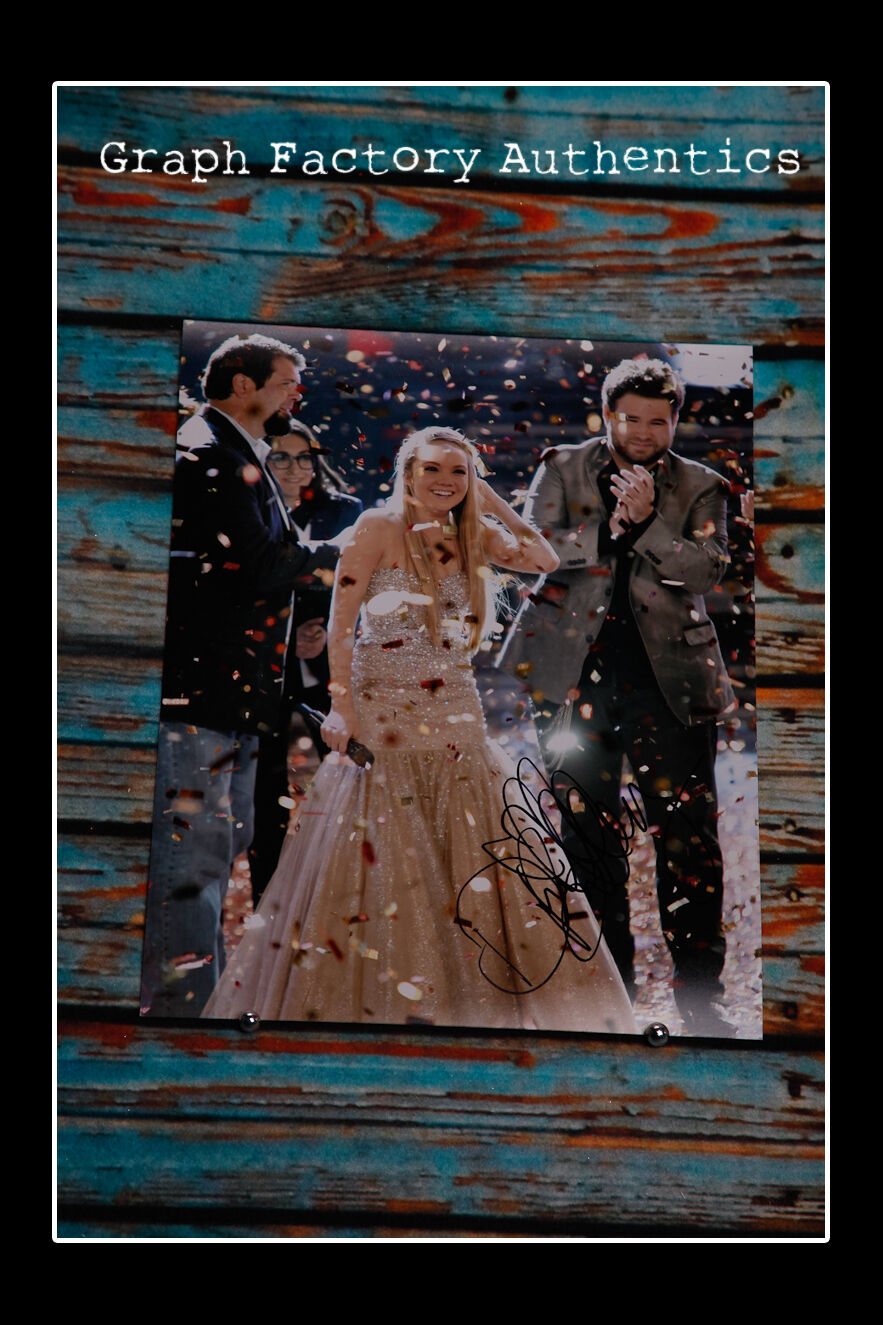 **GFA The Voice Winner *DANIELLE BRADBERY* Signed 11x14 Photo Poster painting AD1 PROOF COA**