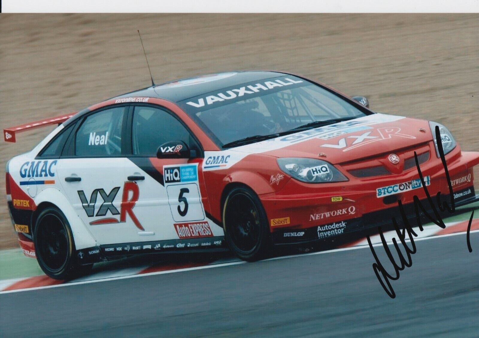 Matt Neal Hand Signed 12x8 Photo Poster painting - Touring Cars Autograph.