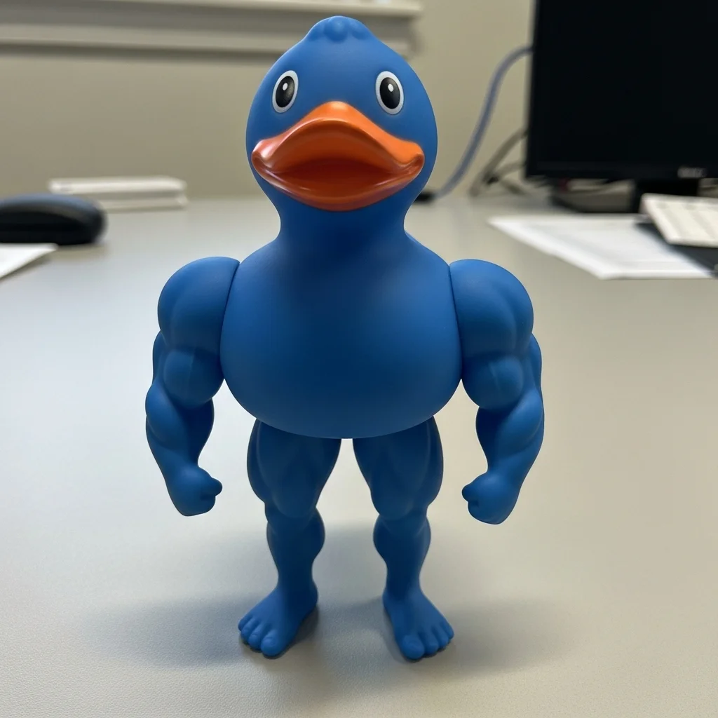 Strong Muscle Duck – The Gym Bro of the Duck World