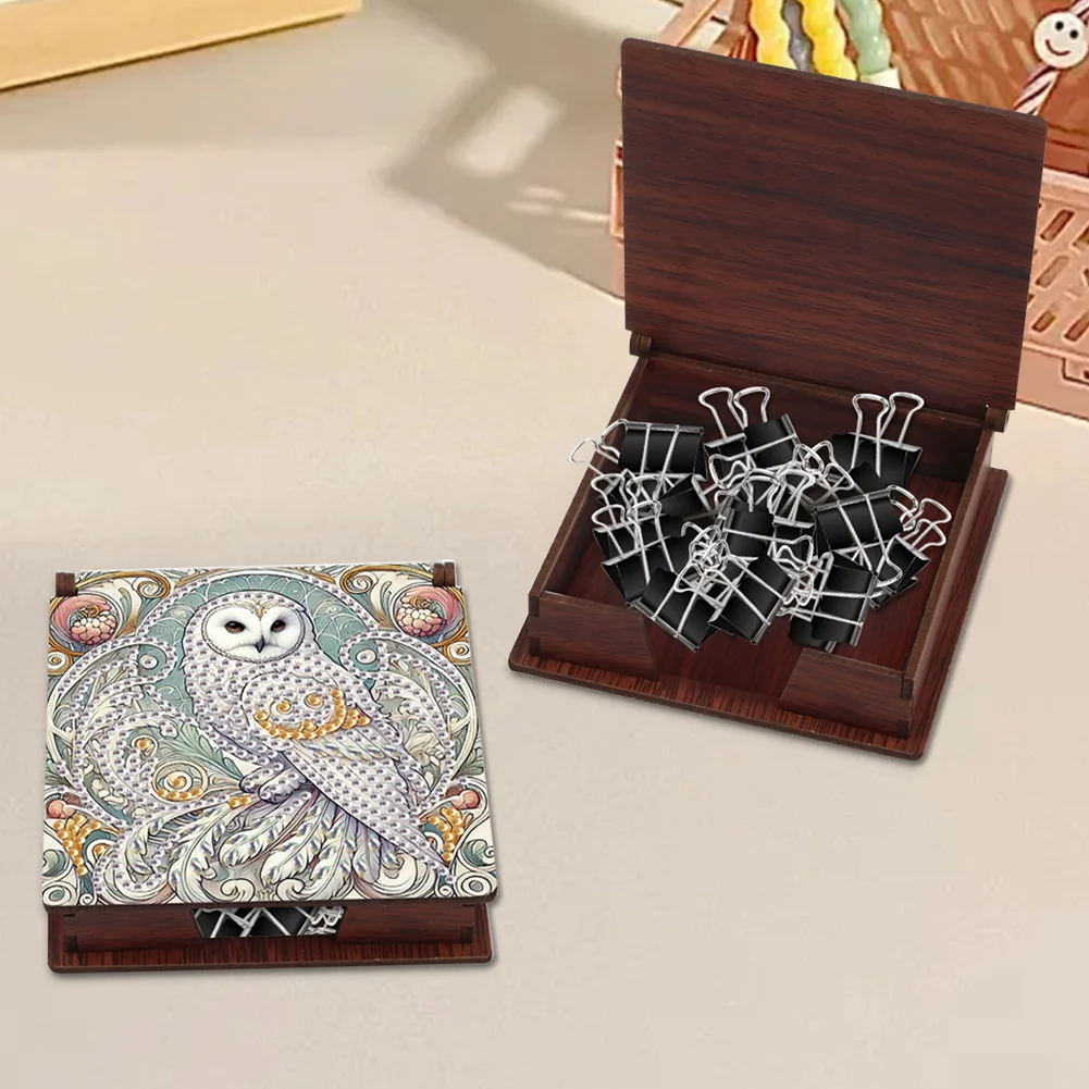 DIY Owl Diamond Painting Note Box Paper 160 Sheets of Paper for DIY Art Craft