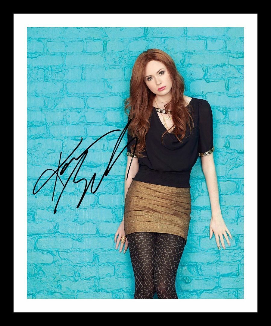 Karen Gillan Autograph Signed & Framed Photo Poster painting 1