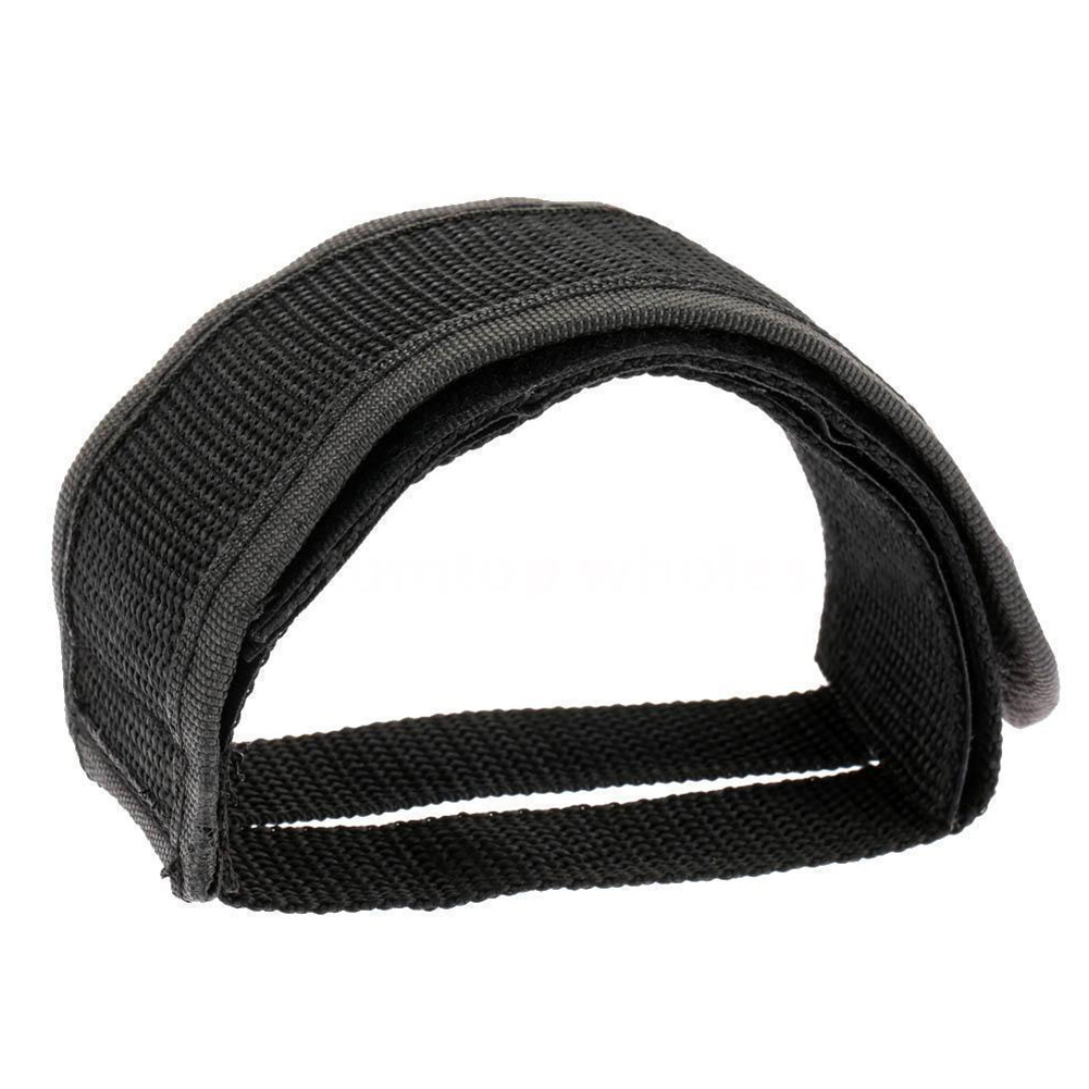 

1pc Nylon Bicycle Pedal Adhesive Strap Fixed Gear Bike Toe Clip Strap Belt, Black, 501 Original