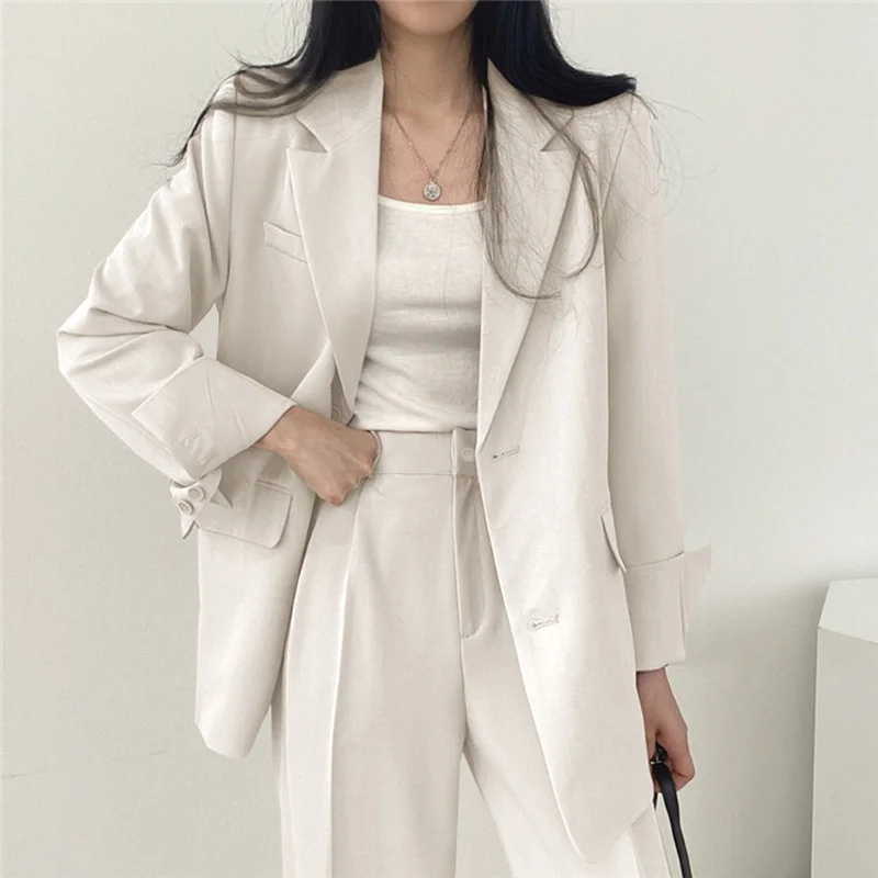 Woherb Woherb Female Spring And Autumn 2024 New Korean Version Of The Korean Fried Street Design Sense Small Casual Camel Small Suit Suit Female-Outfit Ideas
