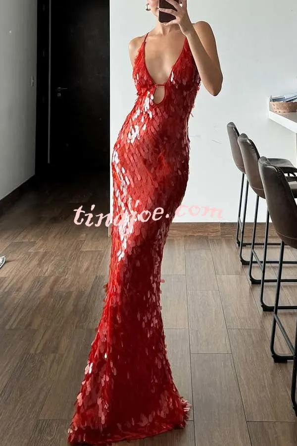 chain silver dress DOMINATE CHAIN MAXI DRESS  AKIRA