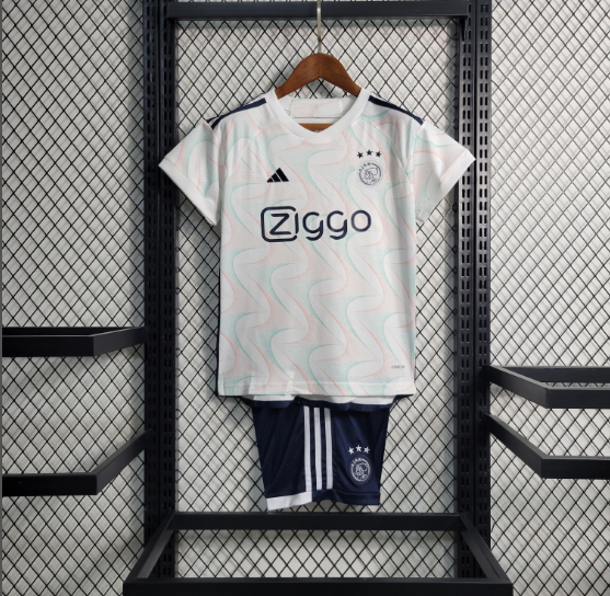 23/24 Ajax away Kids Kit Thailand version football jersey