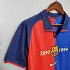 1999/2000 Retro Barcelona Home 100th Anniversary Version Football Shirt 1:1 Thai Quality love fball
