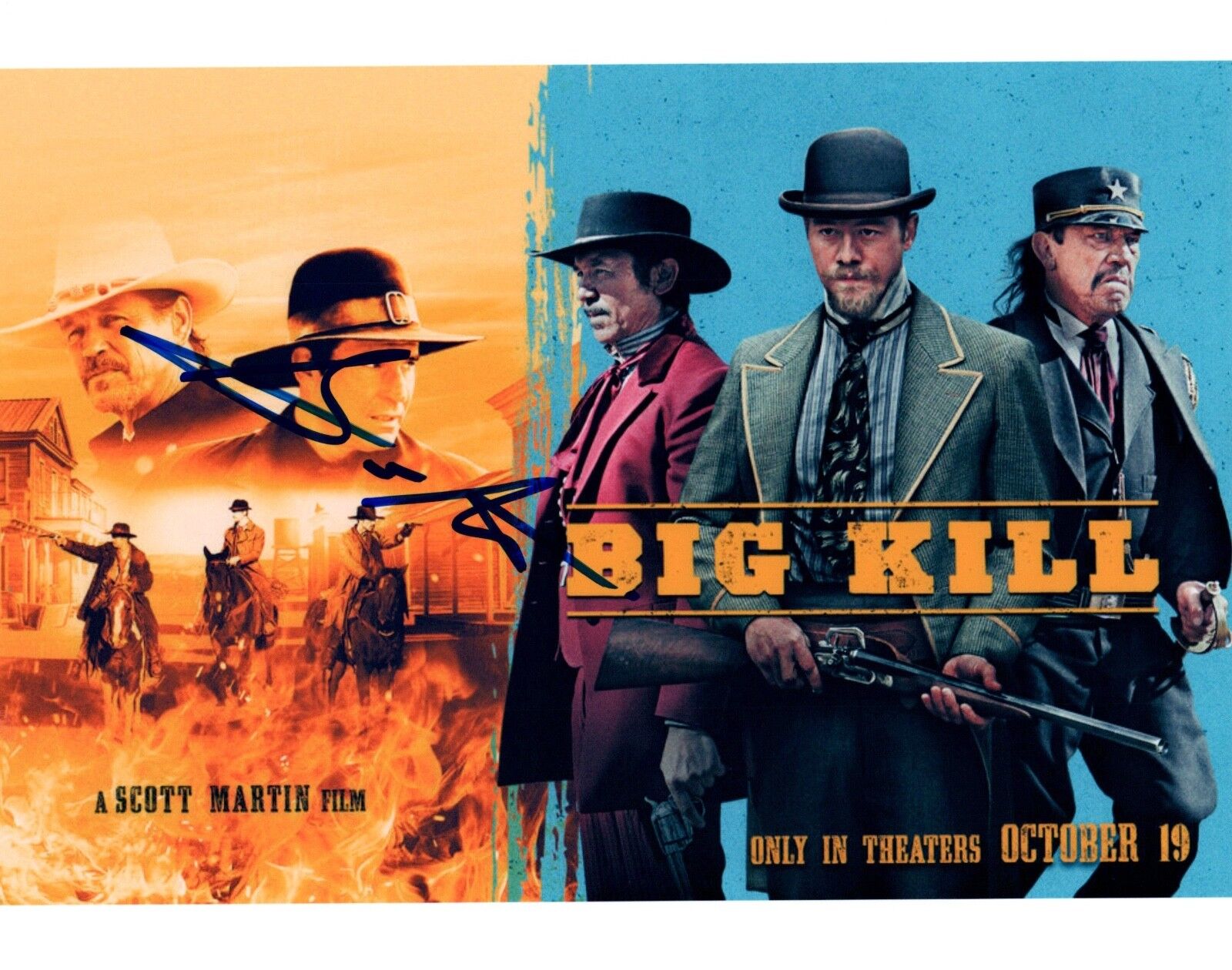 Scott Marin Signed Autographed 8x10 Photo Poster painting BIG KILL Western Film COA