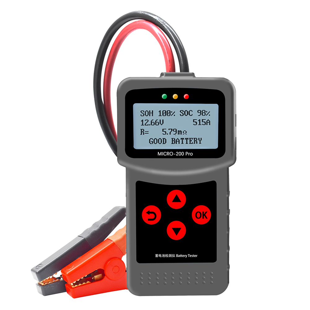 

Micro-200 Pro Digital 12V Car Battery Tester for CCA BCI CA MCA JIS DIN IEC, 501 Original