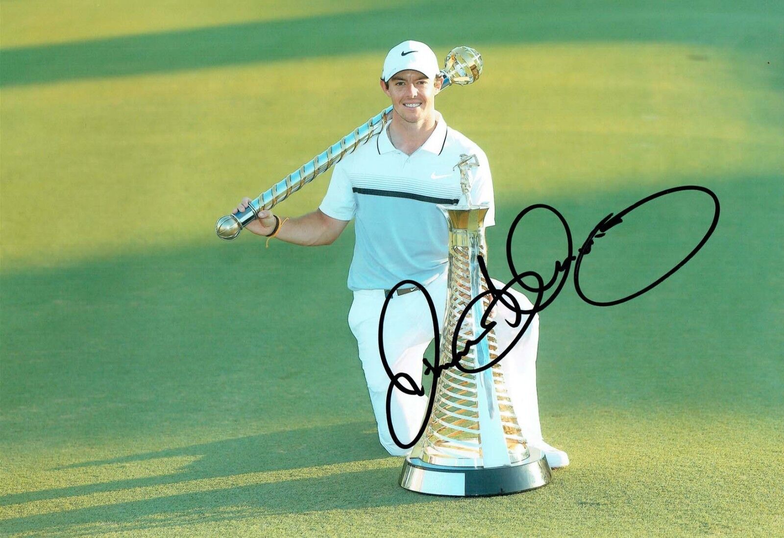 Rory McILROY SIGNED AUTOGRAPH 12x8 Photo Poster painting 4 AFTAL COA European Golf Ryder Cup