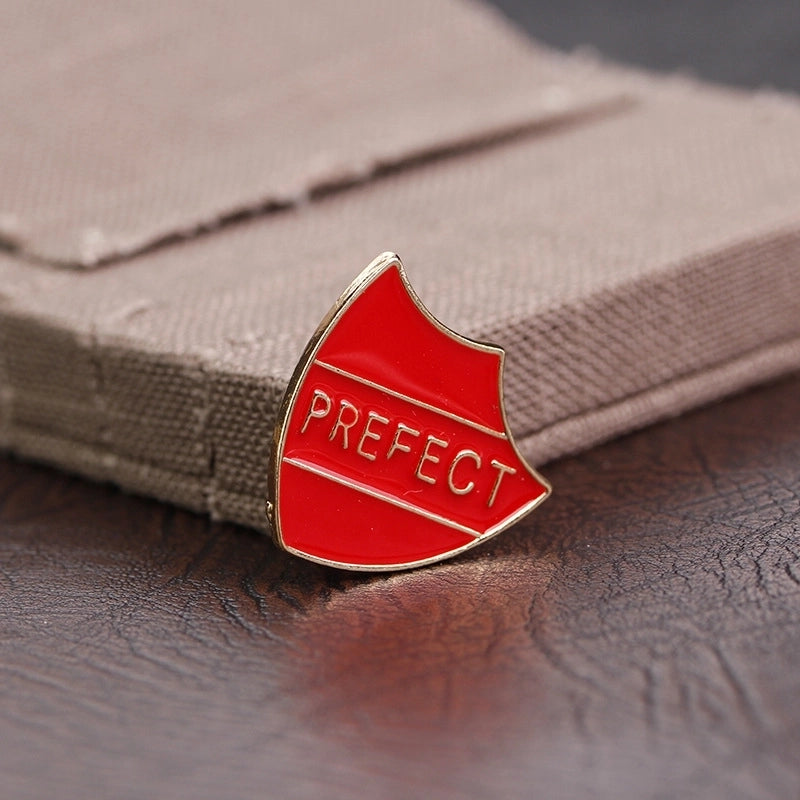 Cartoon Style Minimalist Streetwear Pin Letter Alloy Stamping Stoving Varnish Plating Unisex Brooches Collar Pin