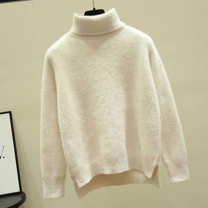 thdmladies High-Neck Knitted Bottoming Shirt For Autumn And Winter thedmladies