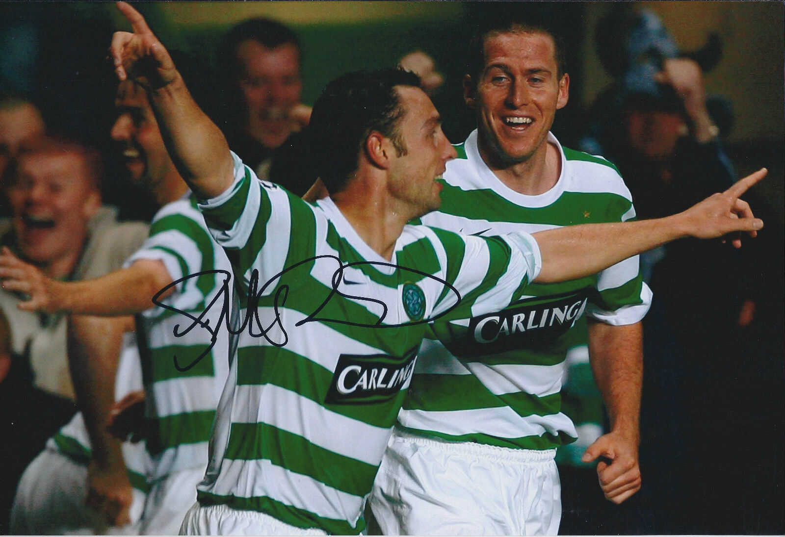 Scott McDONALD SIGNED Autograph Photo Poster painting AFTAL COA Glasgow CELTIC Champions RARE