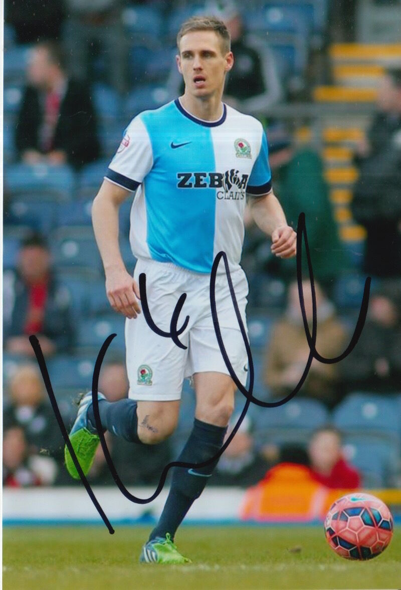 BLACKBURN ROVERS HAND SIGNED MATTHEW KILGALLON 6X4 Photo Poster painting 1.