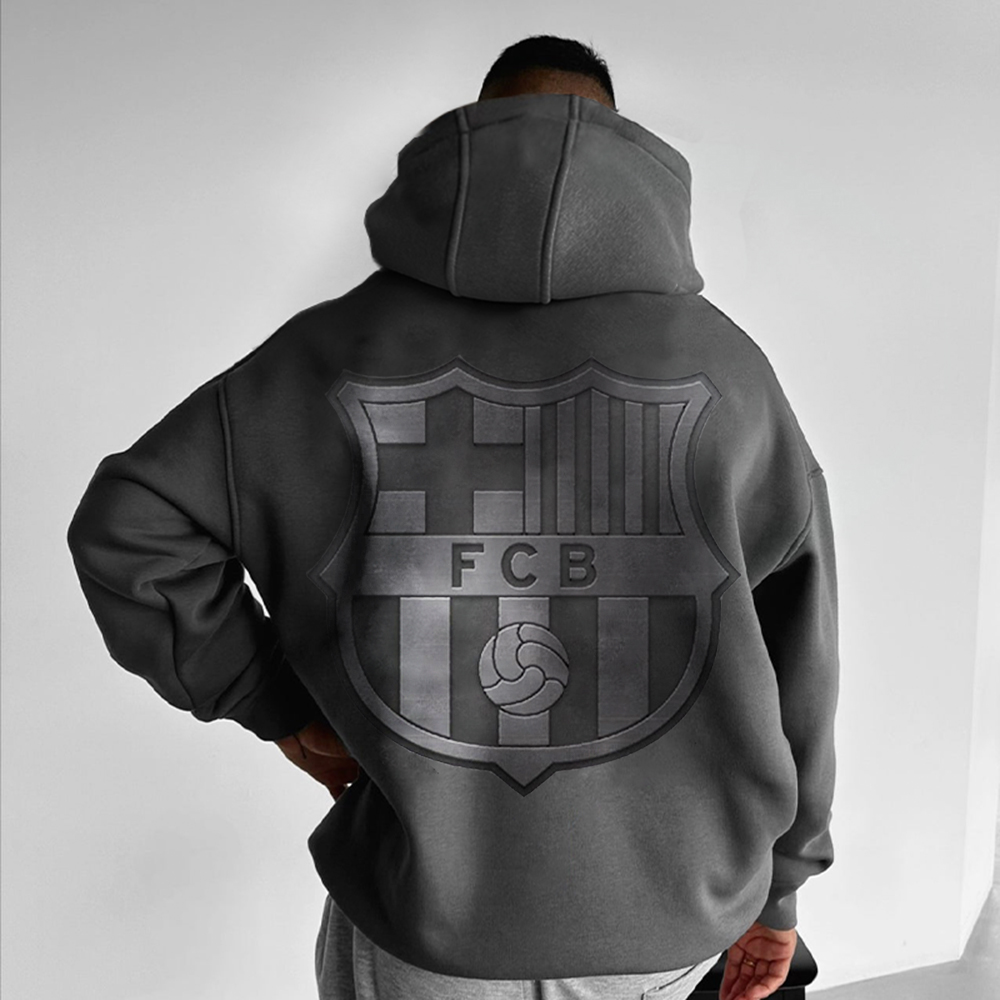 Casual Football Club Lettering Oversized Hoodie / TECHWEAR CLUB / Techwear
