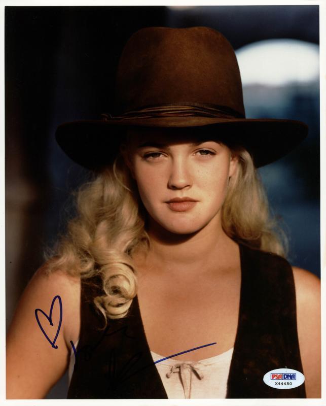 Drew Barrymore Sexy Signed Authentic 8X10 Photo Poster painting Autographed PSA/DNA #X44450