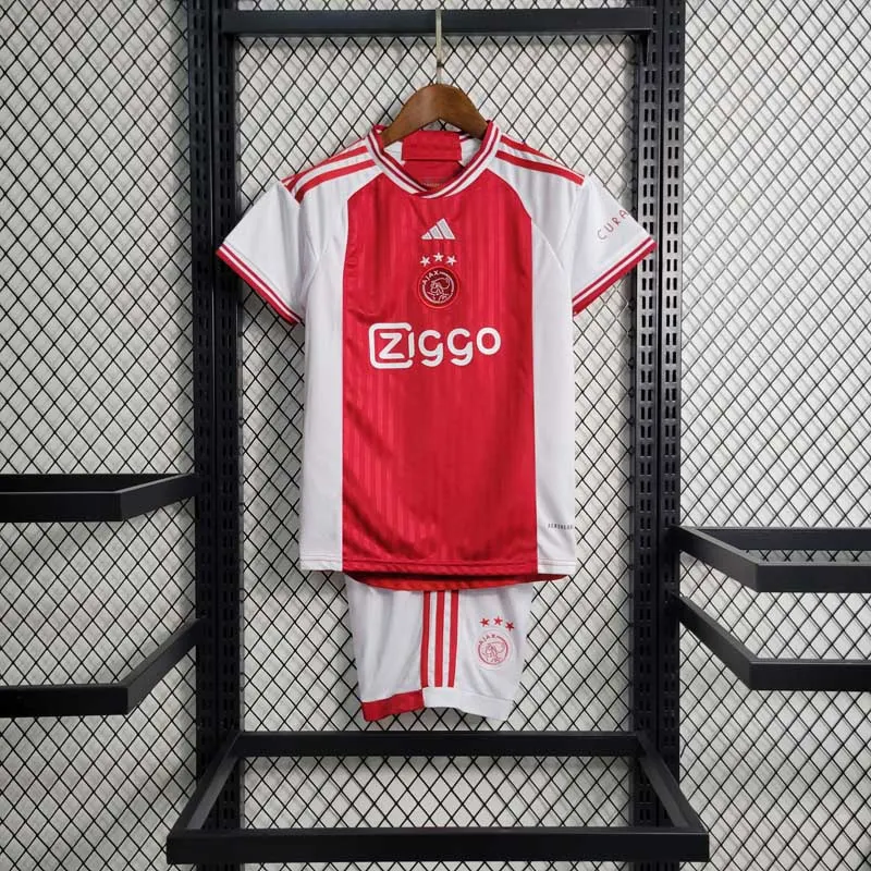 2023-2024 kids Ajax Home jerseyFootball Shirt 1:1 Thai Quality