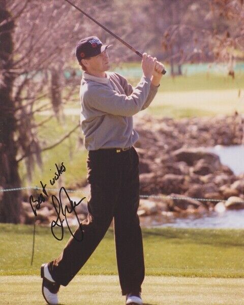 Lee Janzen Signed - Autographed Golf 8x10 inch Photo Poster painting with Certificate