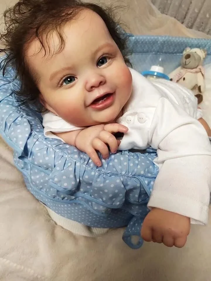 22 "Reborn doll chubby cute simulation baby doll