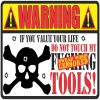 Warning - Vintage Metal Signs(12*16Inch) - Warning