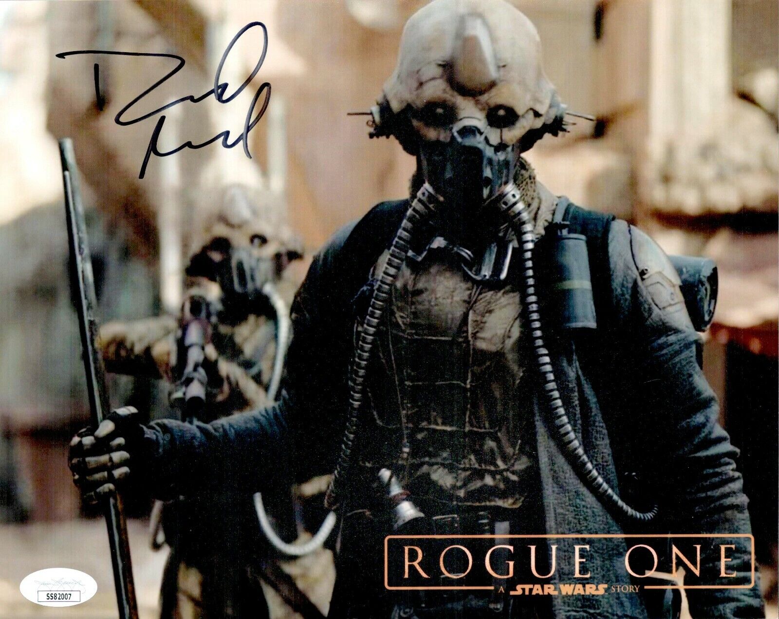 DAVID ACORD Signed 8x10 STAR WARS ROGUE ONE Photo Poster painting Autograph JSA COA