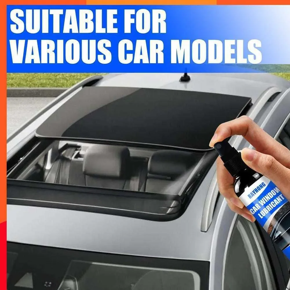 New 60ml Door Rubber Strip Car Softening Maintenance Window Lubricant Eliminates Noise Sunroof is Convenient for