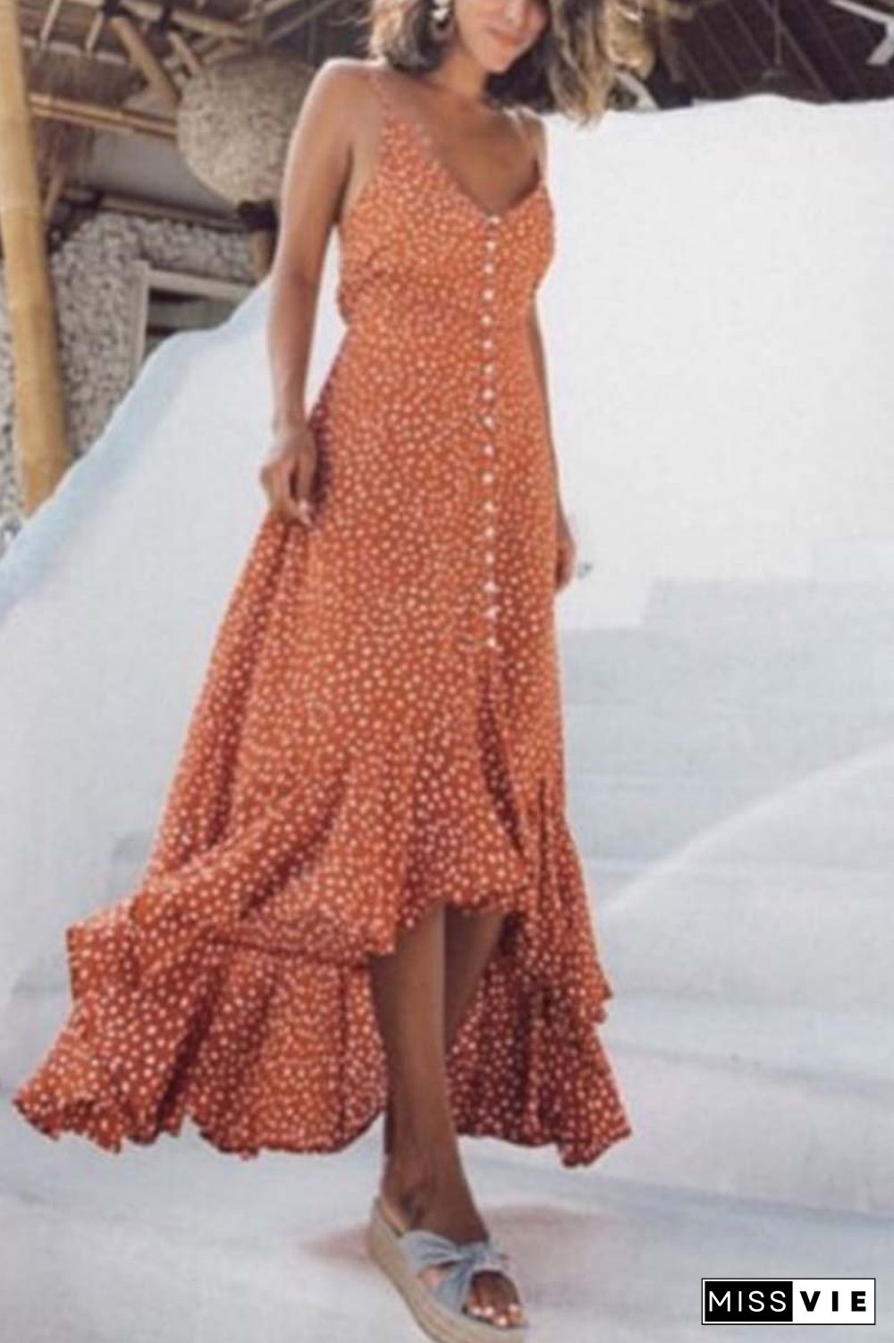 Polka Dot Beach Dress (2 Colors )