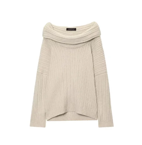 Nigikala Nigikala Lazy Shoulder Shoulder Knit Shirt Sweater