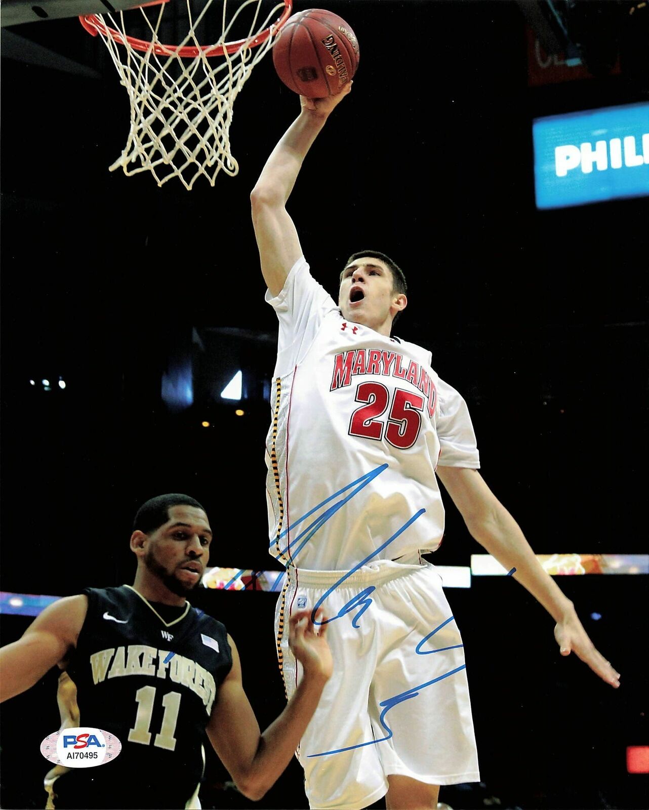 Alex Len signed 8x10 Photo Poster painting PSA/DNA Maryland Autographed