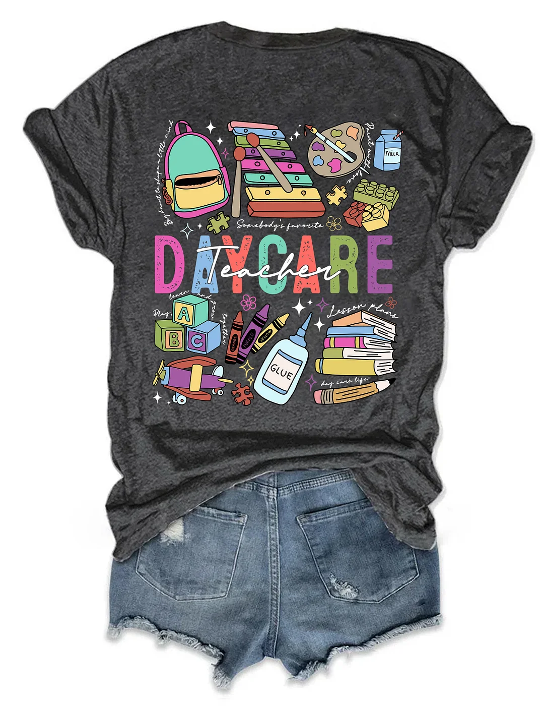 Can&rsquo;t Talk Right Now I'm Busy Doing Daycare Teacher Stuff T-shirt