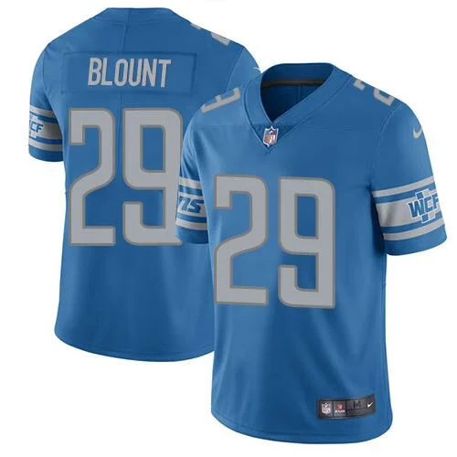 Men's Detroit Lions #29 LeGarrette Blount Blue Vapor Untouchable Limited Stitched Jersey