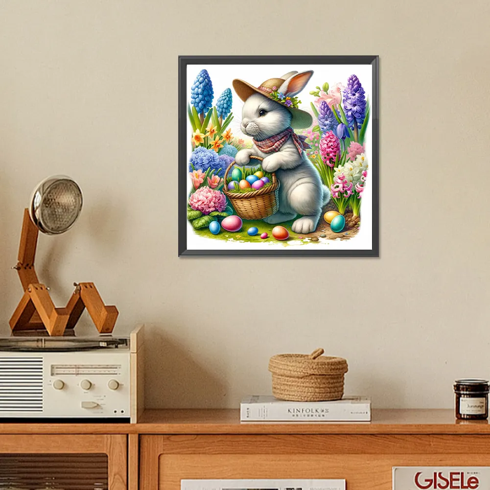 Diamond Painting - Full Square Drill - Easter Rabbit(Canvas|35*35cm)