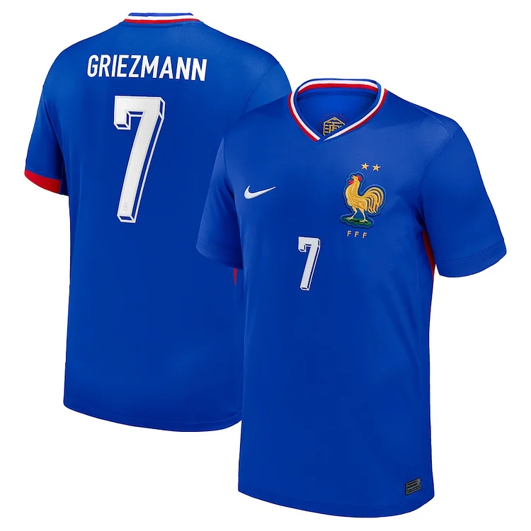 Maillot FFF France Antoine Griezmann 7 Domicile Euro 2024