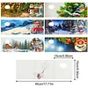 6pcs Diamond Painting Winter Christmas Greeting Card Kits with Envelopes for Family Friend Gifts