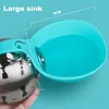 2-In-1 Dog Water Bottle with Silicone Bowl No-Spill Stainless Steel Portable 285ml Dog Water Bottle Ideal for Walking Hiking & Travel