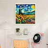 Starry Sky Sunflower - 18CT Counted Cross Stitch - 50*50cm - Flower