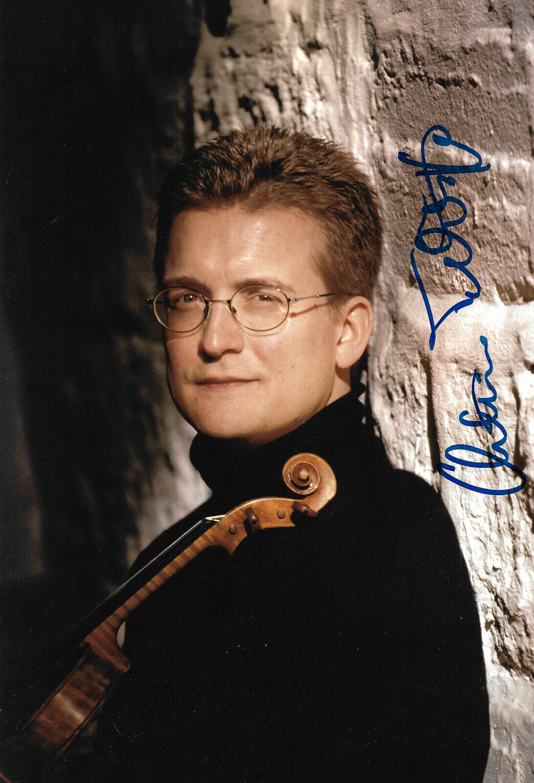 Christian Tetzlaff Violinist signed 8x12 inch Photo Poster painting autograph