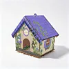 DIY 3D Diamond Painting Wooden Puzzle, Jigsaw Puzzle Diamond Art Holiday Party Xmas Decorations Hanging Kits
