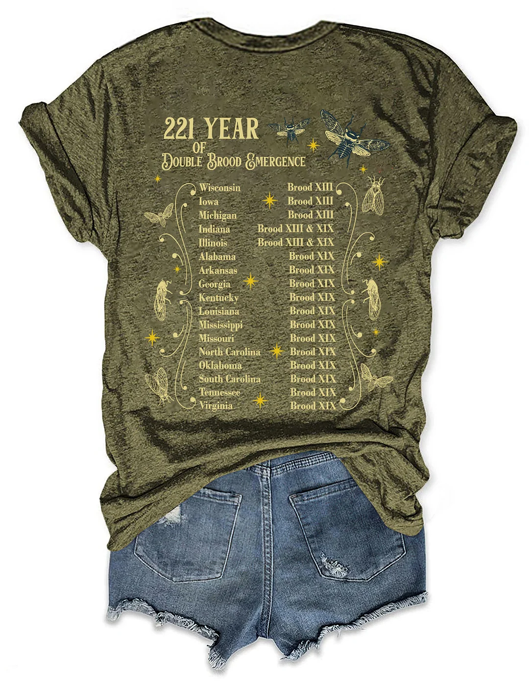 The Cicadas Reunion Tour Summer 2024 T-shirt