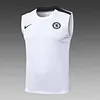 2025/2026 Chelsea Pre-Match Training White Vest+Shorts Football1:1 Thai Quality