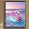 Diamond Painting-DIY Full Round Drill Love Beach