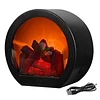 Simulation Fireplace Creative Small Ornaments Home Soft Decoration Crafts Candlestick Simulation Decoration LED Charcoal Flame Wind Lamp