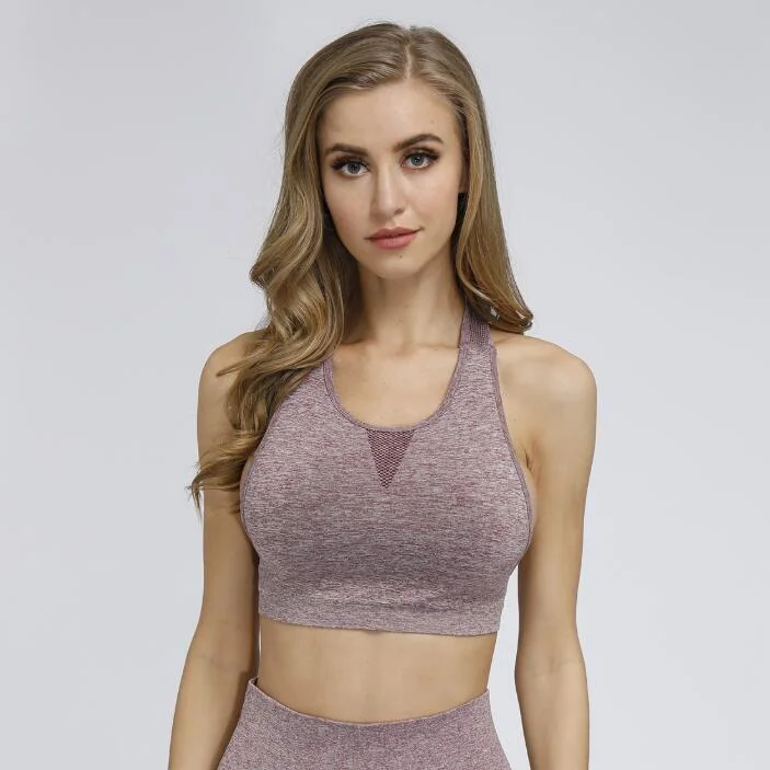 lilac sports bra