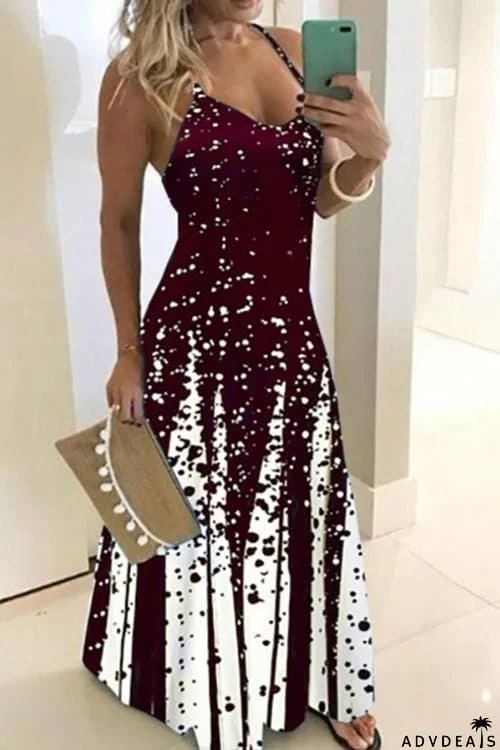 Starry Sky Slip Maxi Dress