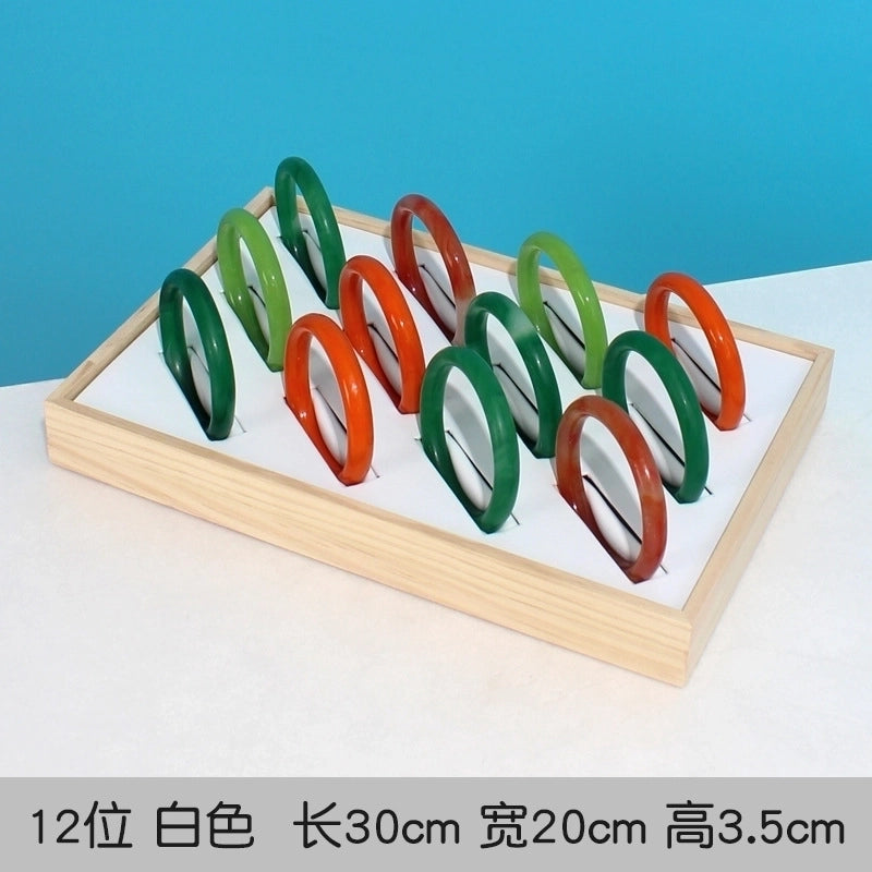 Fashion New Solid Wood Bracelet Jewelry Display Box