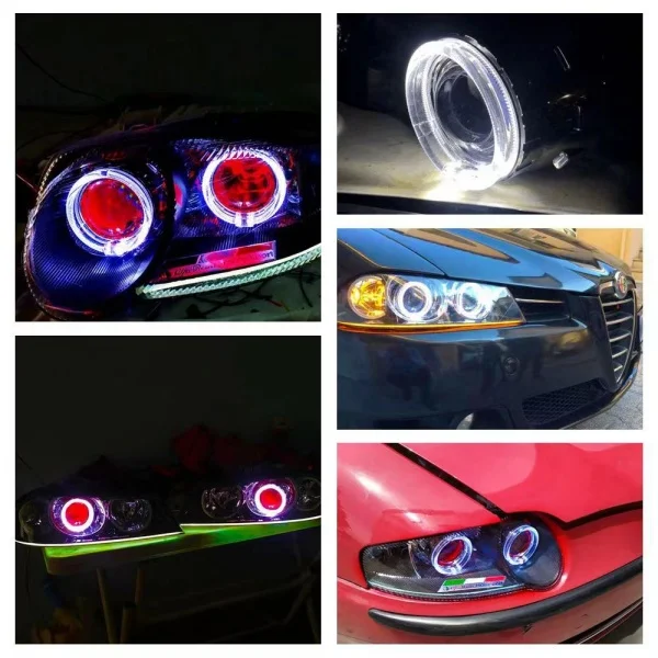 2.5 Inch Dual Light Lens Universal Car Headlight