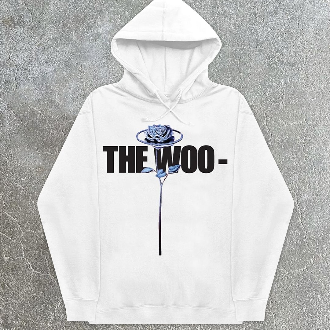 Fashion Letter Print Long Sleeve Loose Hoodie