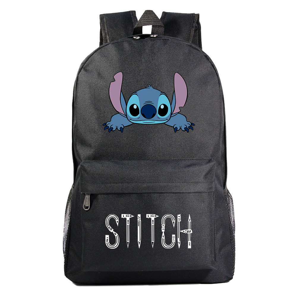 Lilo & Stitch Waterproof Backpack with Double Mesh Pockets - Fits 15-Inch Laptop-Mayoulove