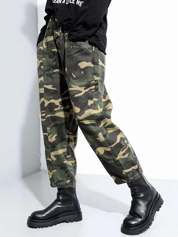 Women Personality Camouflage Casual Pants