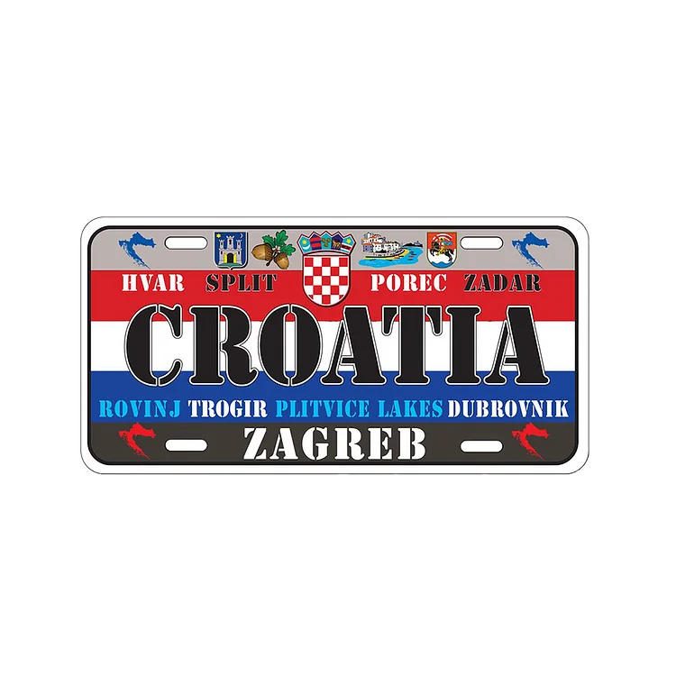 Croatie- permis de voiture - 5.9x11.8inch