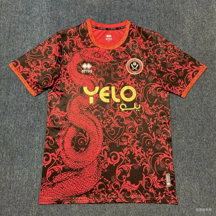Fans Edition 2024-2025 Sheffield United FC Chinese New Year Special Edition Football Jersey